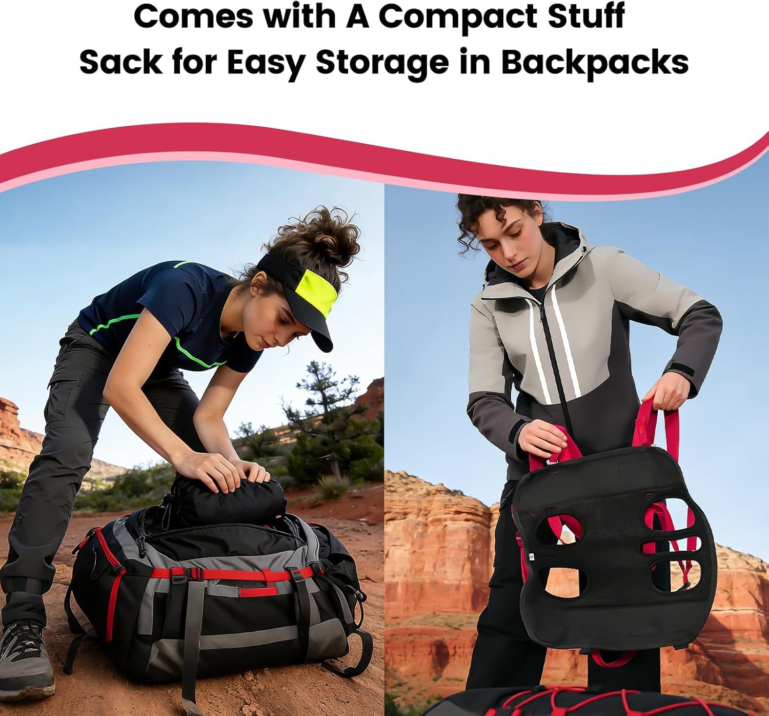 Dog Emergency Rescue Sling - Lightweight Packable Lift Harness with Handle - Safe Transport for Small Medium Dogs - Ideal for Hiking Skiing（18.5-29.5Lbs）