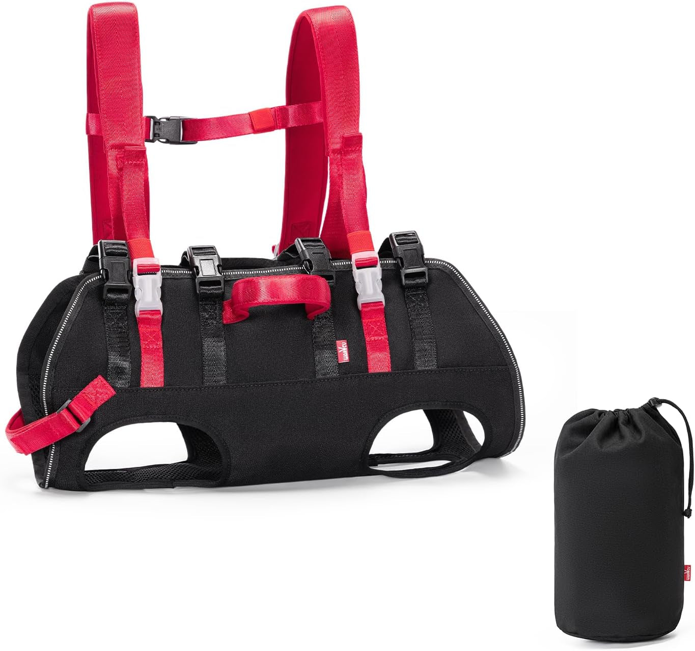 Dog Emergency Rescue Sling - Lightweight Packable Lift Harness with Handle - Safe Transport for Small Medium Dogs - Ideal for Hiking Skiing（18.5-29.5Lbs）